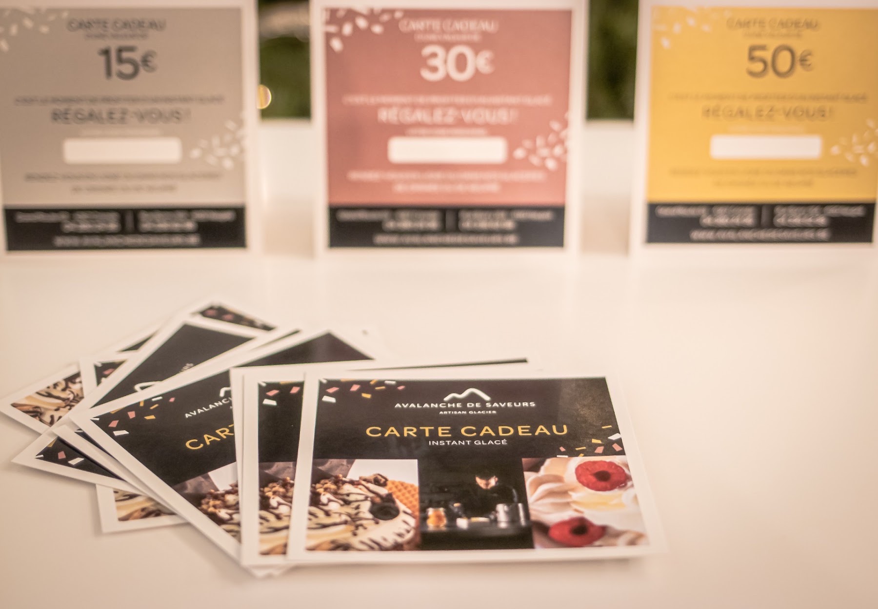 Les cartes cadeaux Avalanche
