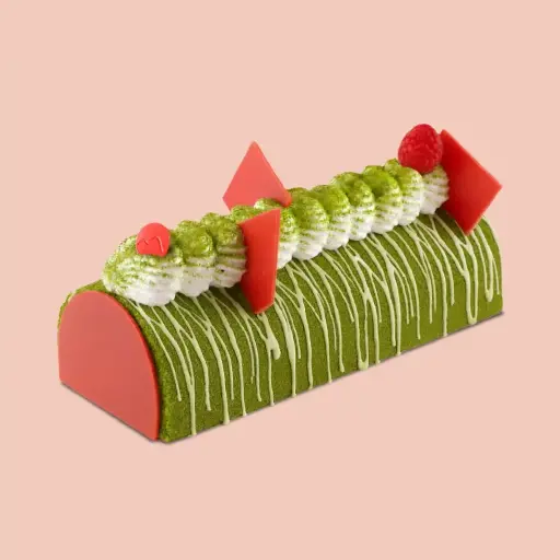 Bûche Matcha & Framboise